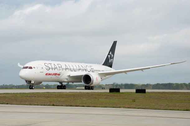 Air India fliegt ab Frankfurt via Delhi nach Sri Lanka Dreamliner mit Star Alliance-Aufschrift Air India