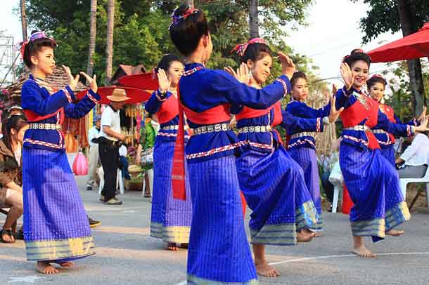 Thailand Folklore Thailand: Tänzerinnen