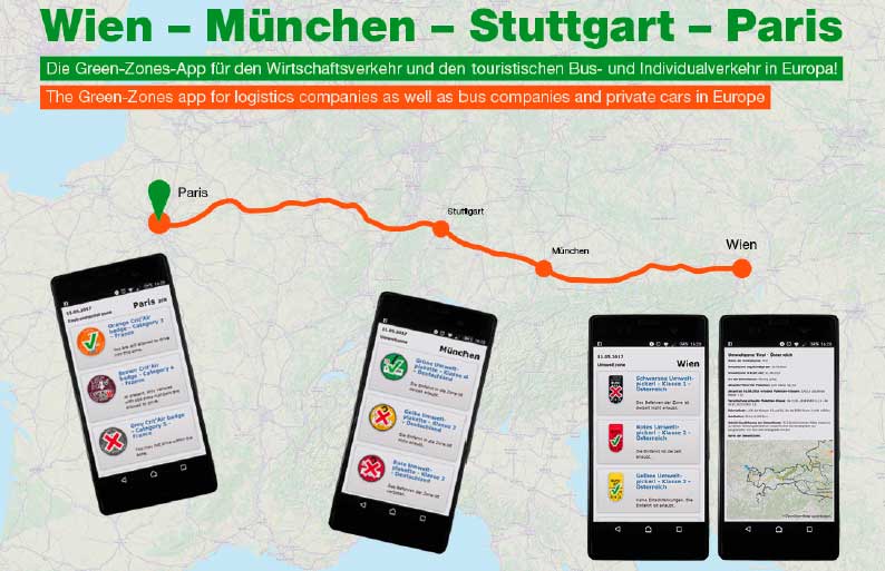 Umweltzonen: App verschafft Durchblick Eine neue App erleichtert den Durchblick im Umweltzonen-Dschungel Europas
