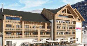 DER Touristik managt drei Alpin-Hotels Neueröffnung im Dezember 2017: COOEE Adeo Alpine Hotel Gosau (Visualisierung: Zuchna)