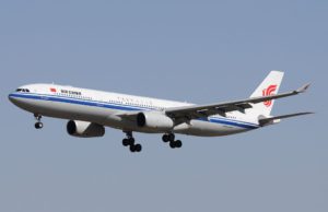 Air China fliegt Peking-Kopenhagen direkt Air China Airbus 330 fliegt die Route Peking-Kopenhagen-Peking