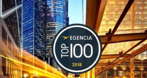 Die 100 besten Hotels für Geschäftsreisende Hotels: Egencia Logo der Top 100 Hotels Awards