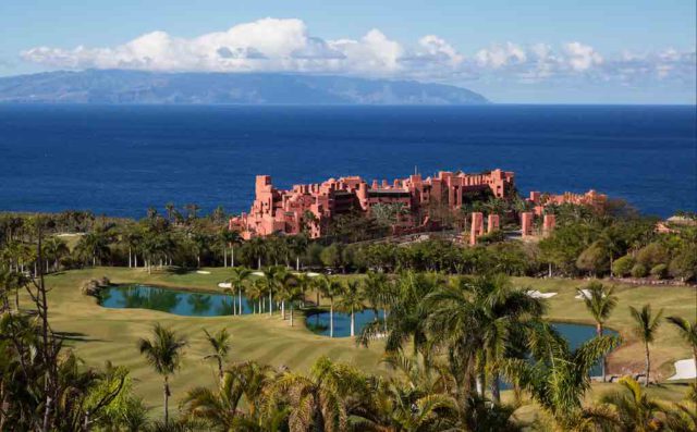 Teneriffa: Hotelkomplex Terrazas mit Blick aufs ;der
