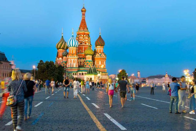 Business in Russland: Roter Platz in Moskau