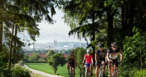 Servus in der Rennradregion Wels! In der hügeligen, grünen und waldreichen Rennradregion Wels kommen Amateure und Profis auf Touren