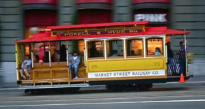 Vegetarier, willkommen in San Francisco! Mit dem Cable Car, dem rollenden Wahrzeichen von San Francisco, können Vegetarier zu Veggie-Restaurants fahren (Foto: Pixabay)