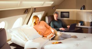 Singapore Airlines mit Hotelsuiten an Bord So schön kann Fliegen sein: Singapore Airlines hat an Bord der A380 auch Hotelzimmer für Passagiere, die es auf der Fernstrecke besonders bequem haben möchten