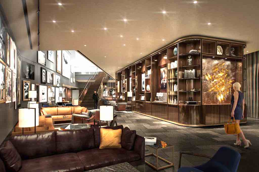 Die Lobby des Andaz Vienna wird ab 17. April zum Wohlfühl-Treffpunkt für Gäste aus aller Welt