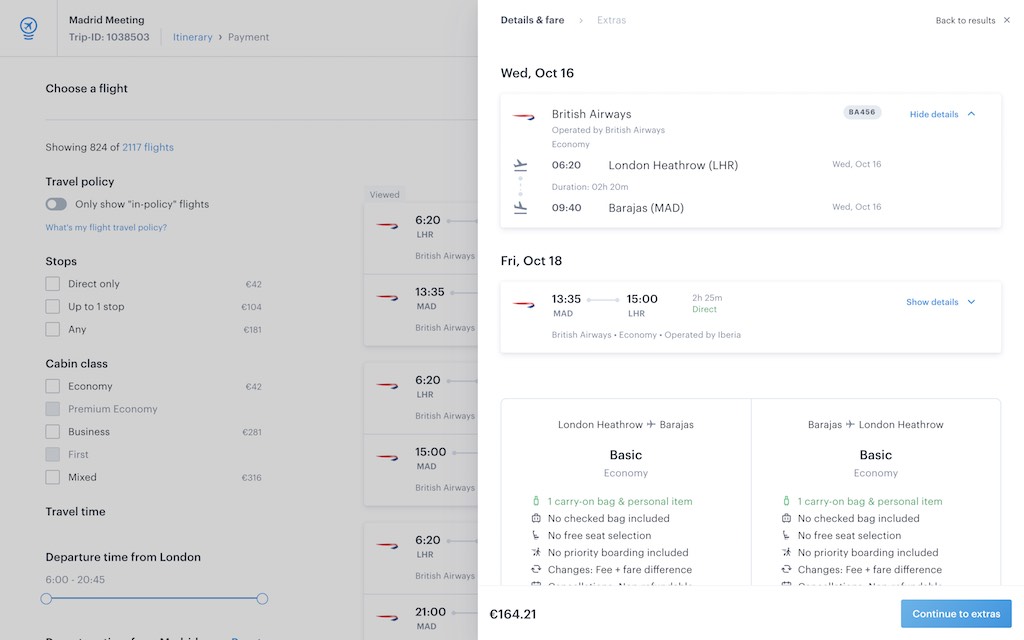 TravelPerk bietet mit seinem Tool Geschäftsreisenden größte Flexibilität und Wahlfreiheit beim Buchen ihrer Trips