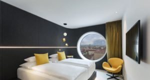 Neue Hotels in Wien: Von smart bis luxuriös Eine neue Generation leistbarer Boutique-Hotels mit außergewöhnlichemDesign, ein inspirierendes Gastronomie-Konzept mit smarten Ideen und das zu einem überraschend leistbaren Preis – dafür steht das Moons, eines der neuen Hotels in Wien (Foto: Moons)