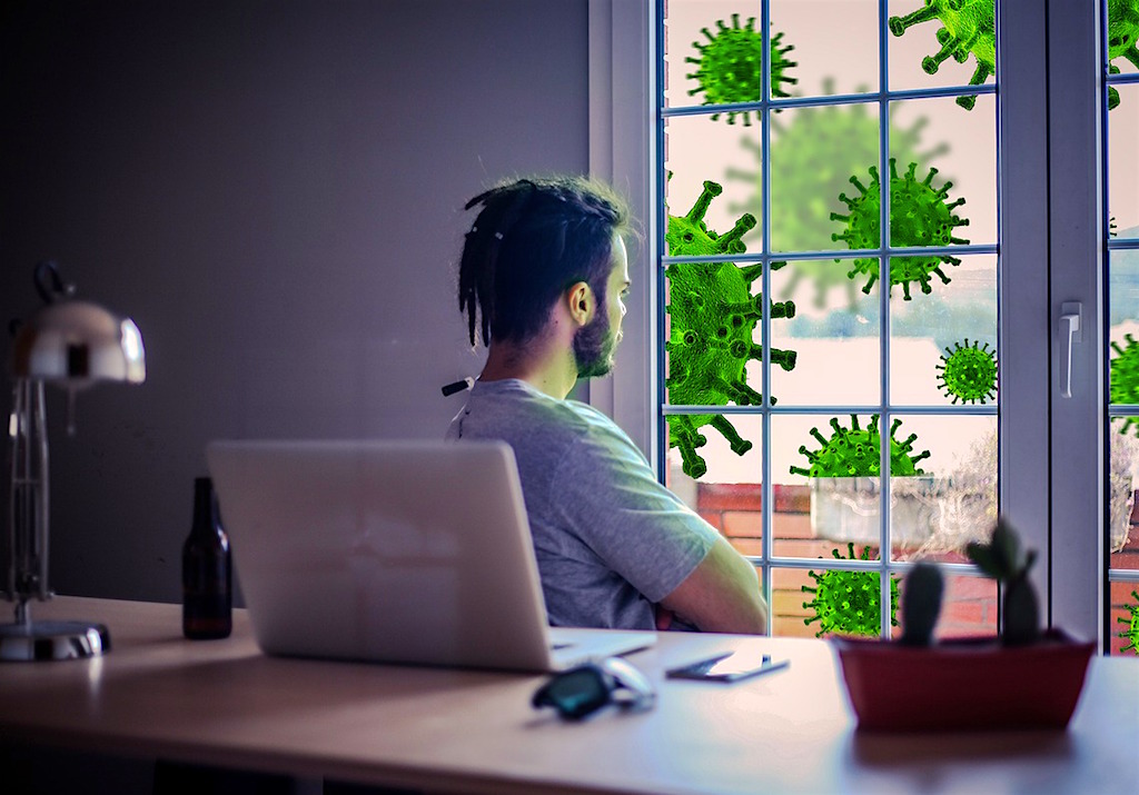 Homeoffice im Lockdown: Viele Arbeitnehmer müssen wieder von zuhause arbeite (Foto: Pixabay)