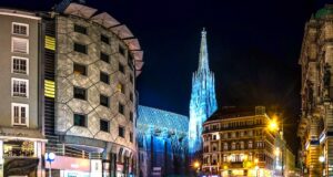 Für „Time“ ist Wien der tollste Ort der Welt Time: Wien ist ein großartiger Platz. Bild zeiht den Stephansdom bei Nacht
