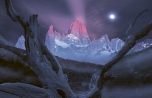 Patagonien: Reise ans andere Ende der Welt Patagonien: Dramatischer Sonnenaufgang am Mirador del Fitz Roy, El Chaltén