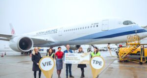 China Airlines ist wieder in Wien gelandet China Airlines fliegt wieder von Wien nach Taipeh