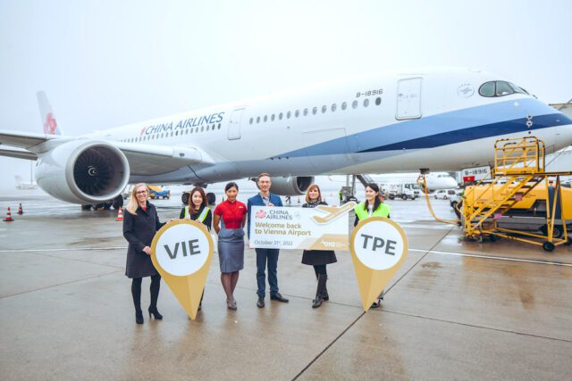China Airlines fliegt wieder von Wien nach Taipeh