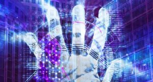 Cyberkriminelle greifen Reiseveranstalter an Eine Hand symbolisiert ein Stopp für Cyberkriminelle