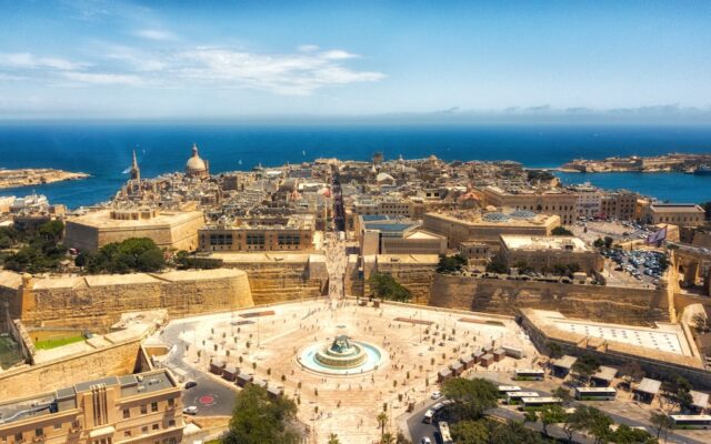 Bild zeigt Valletta, die Hauptstadt der Inselgruppe Malta
