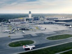 Streit um Flugabgabe und Airports in Österreich Luftaufnahme zeigt den Flughafen Wien. Der Flughafen ist für die Luftfahrt im europäischen Vergleich zu teuern: Zuhohe Flugabgabe und andere Standortkosten vertreiben Airlines (Bild: Flughafen Wien AG)