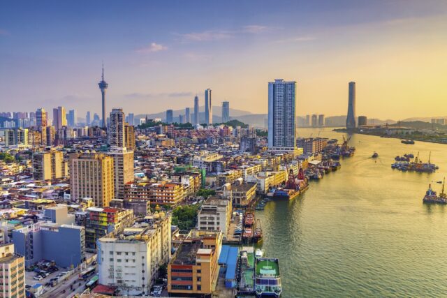 Casino-Hochburg Macau city In der Casino-Mega-Metropole warten Glück und Adrenalin (Bild: Getty Images).