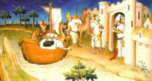 Entdecken Sie ihr Reiseglück wie Marco Polo! Reiseglück entdecken. Im Jahr 1271 machte sich der venezianische Händler Marco Polo als erster Europäer zu einer langen Reise durch die Gebirge und Wüsten Asiens. Er suchte das Reiseglück in China (Bild: The Travels of Marco Polo)