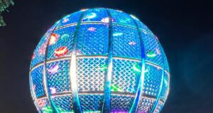 Saudi-Arabien: MICE als Wachstumsmotor Die riesige LED-Kugel steht am Boulevard Park in Jeddah, Saudi-Arabien, m Inneren ist ein Museum