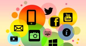 Social Geo und was wirklich dahinter steckt Bild zeigt diverse Social Geo Media Symbole