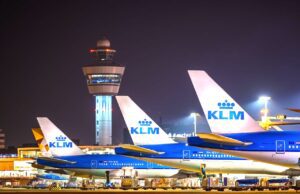90 Jahre KLM: Jubiläum der Verbindung Wien–Amsterdam KLM Drehkreuz Amsterdam Schiphol Airport mit Anschlüssen an das weltweite Streckennetz ab Wien. (Bild: Marcos Puyman, KLM)