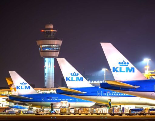 90 Jahre KLM: Jubiläum der Verbindung Wien–Amsterdam KLM Drehkreuz Amsterdam Schiphol Airport mit Anschlüssen an das weltweite Streckennetz ab Wien. (Bild: Marcos Puyman, KLM)