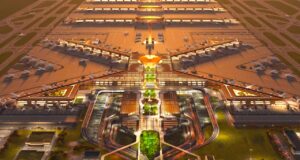 Bishoftu International Airport: Neuer Mega-Hub Afrikas Bishoftu International Airport: Zaha Hadid Architects liess sich vom Great Rift Valley inspirieren (Render by X-Universe) Der X-förmige Terminal ist das si hutbare Zeichen von Bishoftu International Airport (Reader by X-Universe)