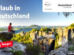 Deutschland: Für jeden Urlauber gibt’s etwas Urlaub in Deutschland: Mann auf eine sonnige Berglandschaft