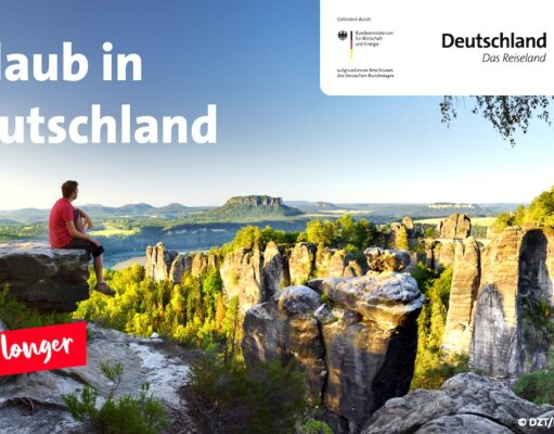 Deutschland: Für jeden Urlauber gibt’s etwas Urlaub in Deutschland: Mann auf eine sonnige Berglandschaft