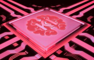 KI-Hotelsuche: Droht Europas Hotels der Verlust ihrer digitalen Sichtbarkeit? KI-Hotelsuche: Rosaroter KI-Chip mit der Aufschrift KI